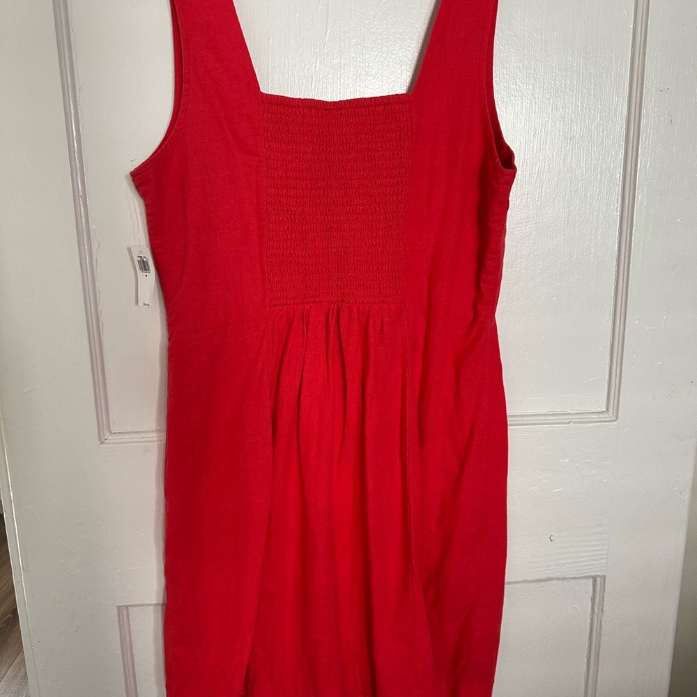 Old Navy Vibrant Red Mini Dress - Picture 2 of 5